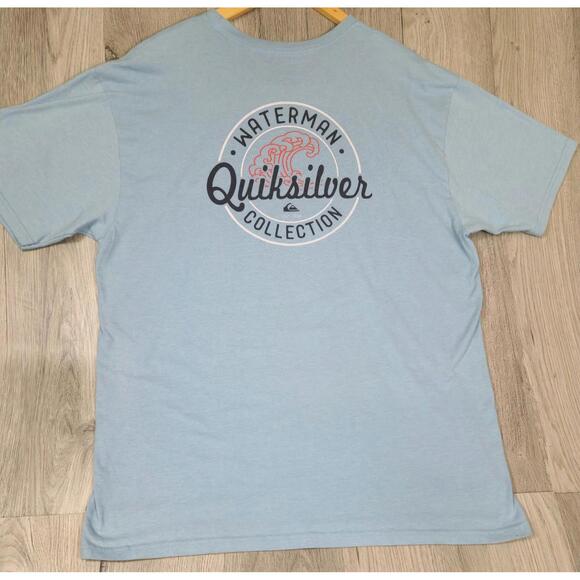 Quiksilver Other - Quicksilver Waterman Collection Hawaii Surfing Graphic Men’s Size 2Large Blue